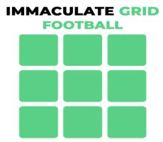 immaculate grid football answers|football grid game.